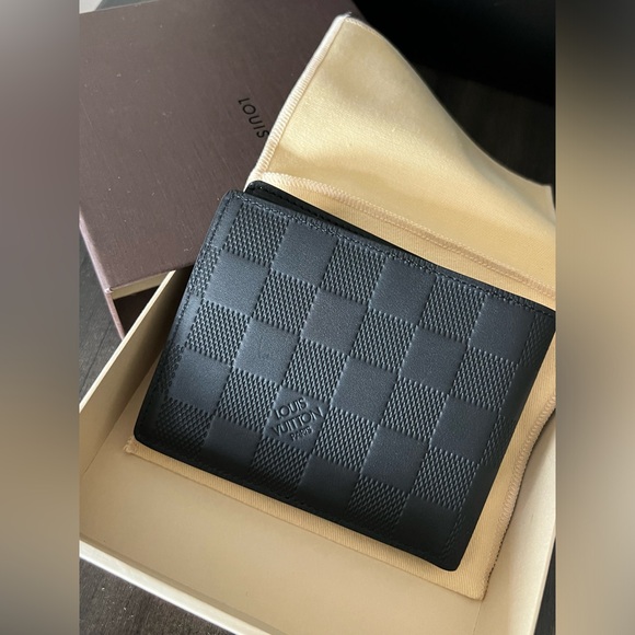 Louis Vuitton Men’s Wallet - Black Leather - BRAND NEW - Picture 2 of 5